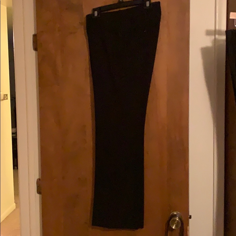 NWOT - Black, flat front slacks